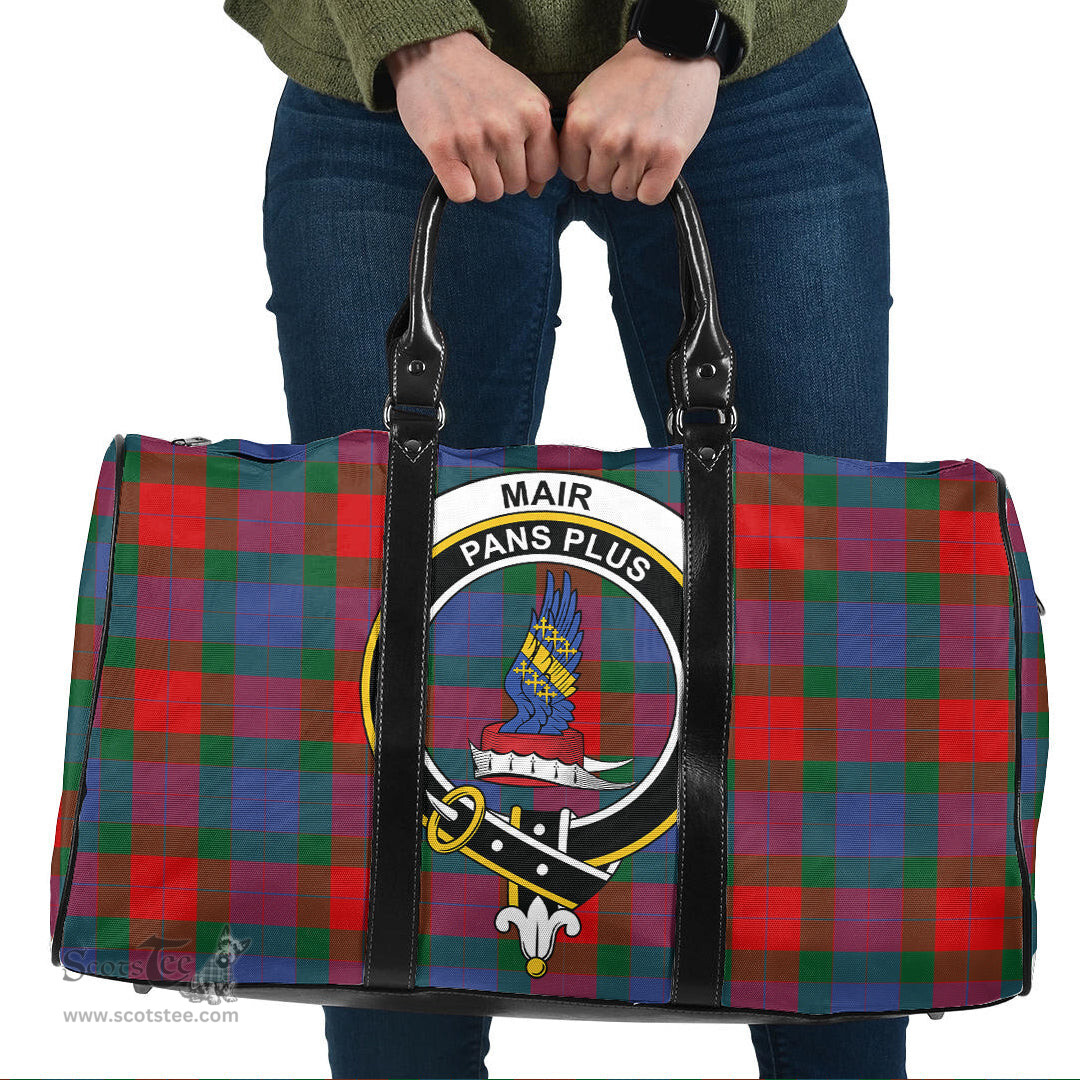 Scottish Mar Clan Tartan Travel Bag - Crest Classic Scottish Plaid Tartan Plaid