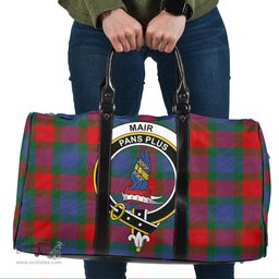Scottish Mar Clan Tartan Travel Bag - Crest Classic Scottish Plaid Tartan Plaid