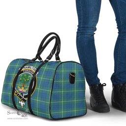 Scottish Hamilton Hunting Ancient Clan Tartan Travel Bag - Crest Classic Scottish Plaid Tartan Plaid