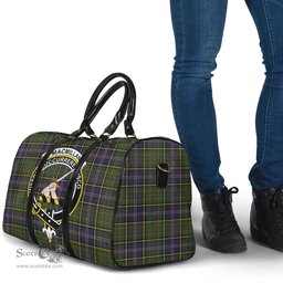 Scottish MacMillan Hunting Modern Clan Tartan Travel Bag - Crest Classic Scottish Plaid Tartan Plaid