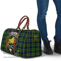 Scottish Campbell of Breadalbane Modern Clan Tartan Travel Bag - Crest Classic Scottish Plaid Tartan Plaid
