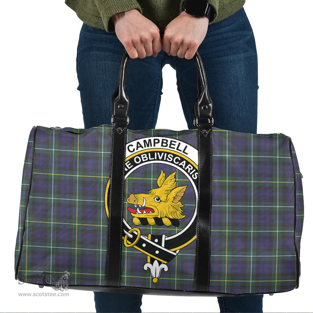 Scottish Campbell Argyll Modern Clan Tartan Travel Bag - Crest Classic Scottish Plaid Tartan Plaid