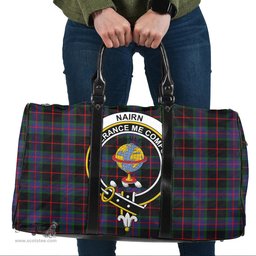 Scottish Nairn Clan Tartan Travel Bag - Crest Classic Scottish Plaid Tartan Plaid