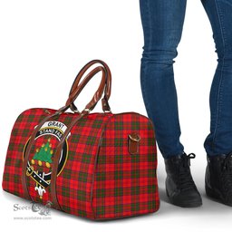 Scottish Grant Modern Clan Tartan Travel Bag - Crest Classic Scottish Plaid Tartan Plaid