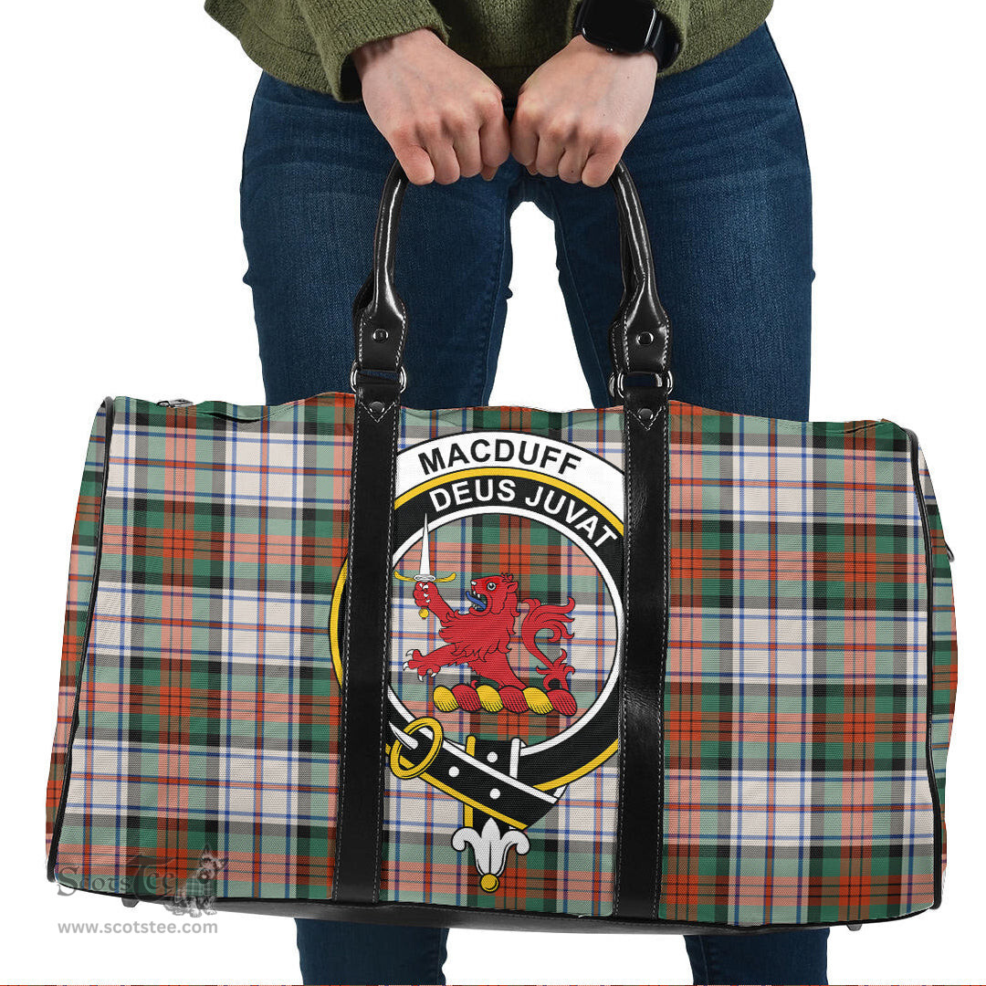 Scottish MacDuff Dress Ancient Clan Tartan Travel Bag - Crest Classic Scottish Plaid Tartan Plaid