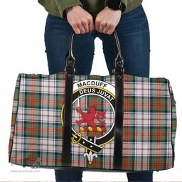 Scottish MacDuff Dress Ancient Clan Tartan Travel Bag - Crest Classic Scottish Plaid Tartan Plaid