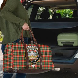 Scottish MacLachlan Hunting Modern Clan Tartan Travel Bag - Crest Classic Scottish Plaid Tartan Plaid