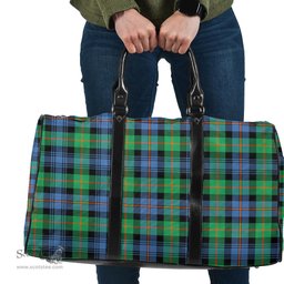 Scottish Murray of Atholl Ancient Clan Tartan Travel Bag - Classic Scottish Plaid Tartan Plaid