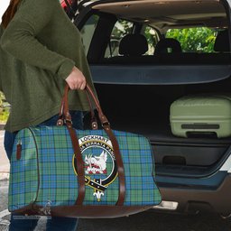 Scottish Lockhart Clan Tartan Travel Bag - Crest Classic Scottish Plaid Tartan Plaid