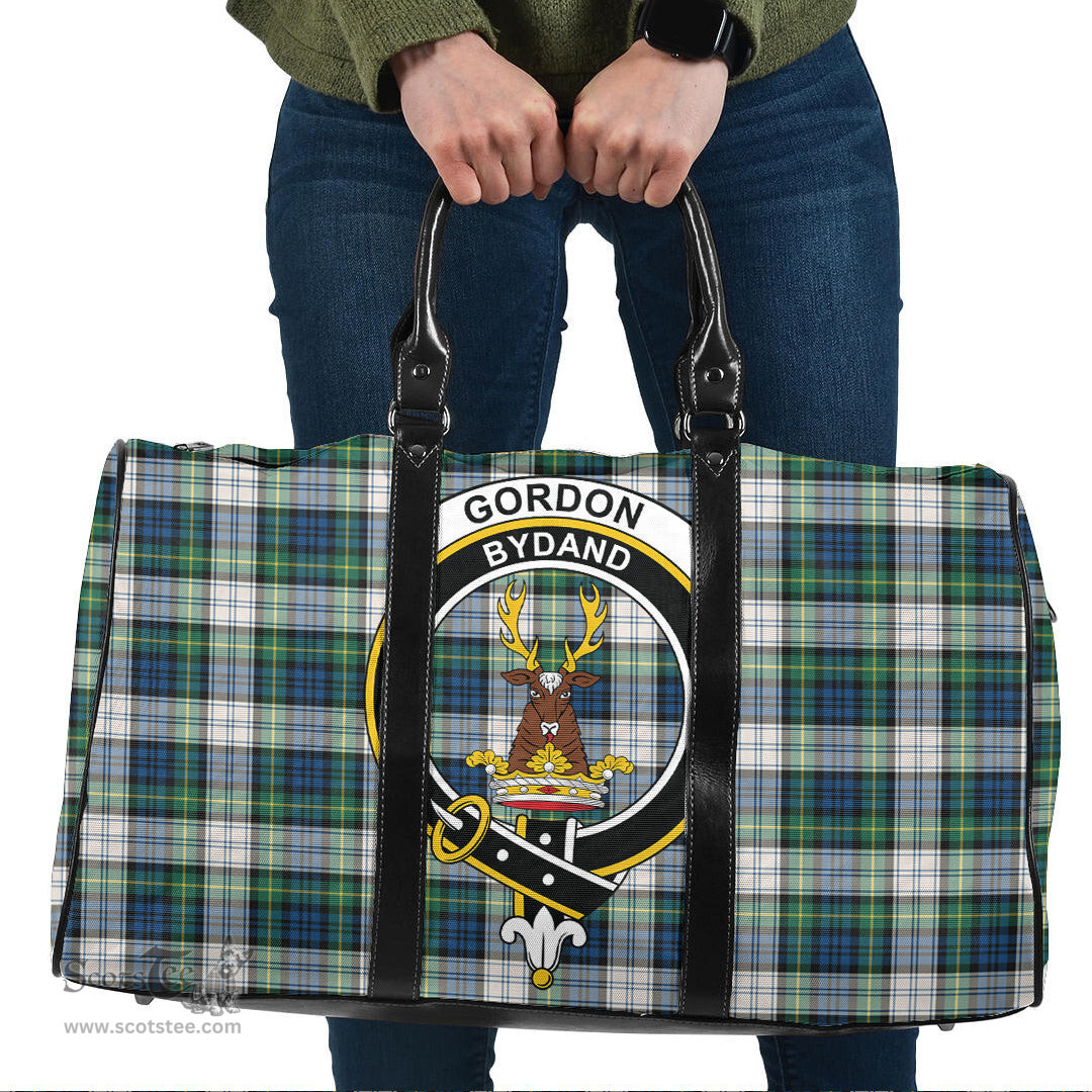 Scottish Gordon Dress Ancient Clan Tartan Travel Bag - Crest Classic Scottish Plaid Tartan Plaid