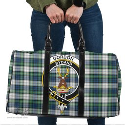 Scottish Gordon Dress Ancient Clan Tartan Travel Bag - Crest Classic Scottish Plaid Tartan Plaid
