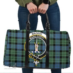 Scottish MacKay Ancient Clan Tartan Travel Bag - Crest Classic Scottish Plaid Tartan Plaid