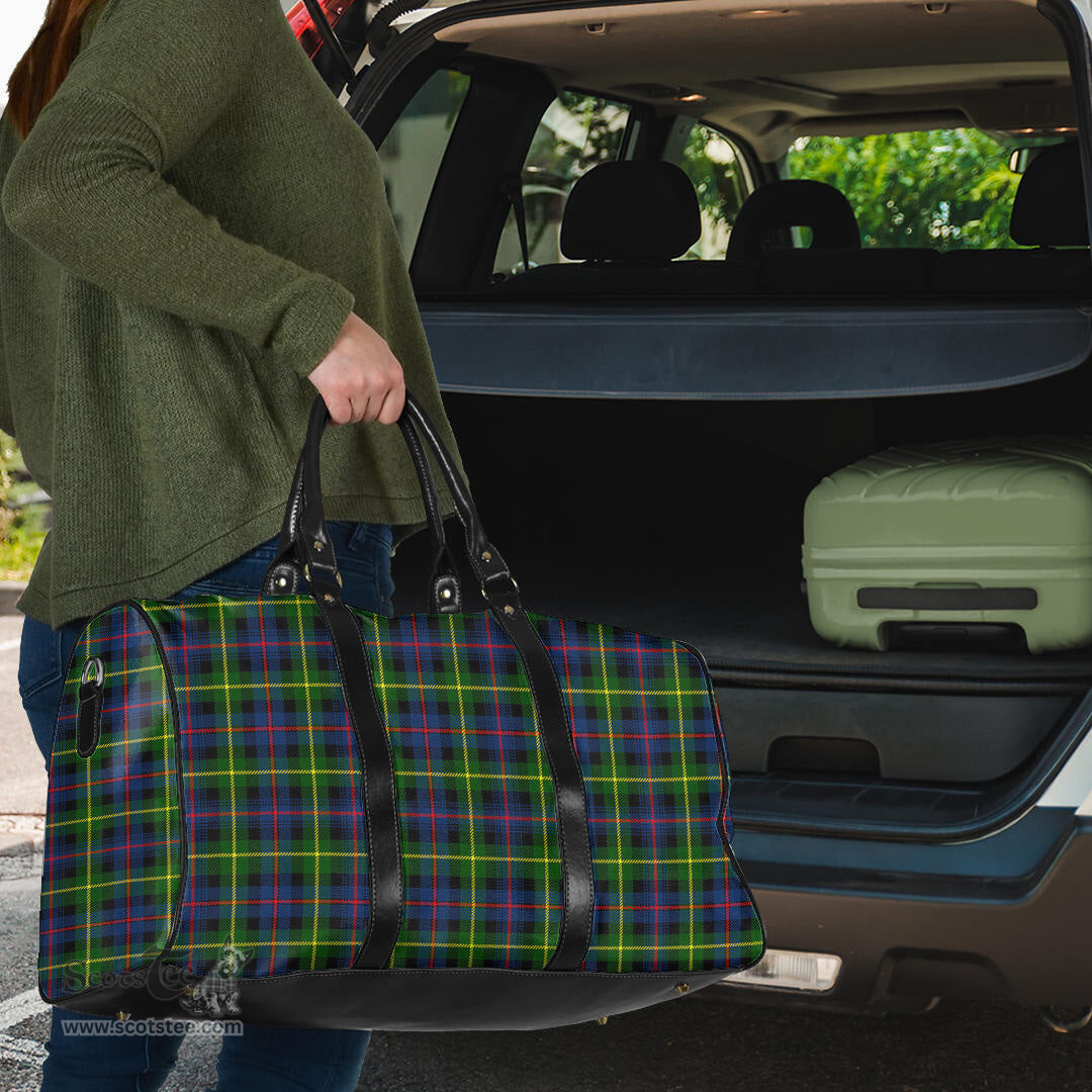 Scottish Farquharson Modern Clan Tartan Travel Bag - Classic Scottish Plaid Tartan Plaid