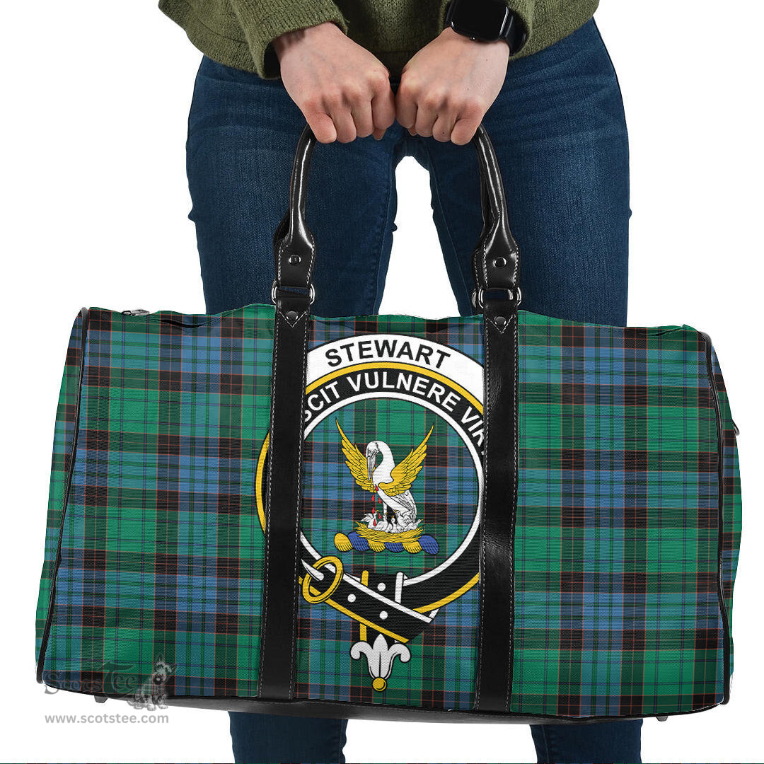 Scottish Stewart Old Ancient Clan Tartan Travel Bag - Crest Classic Scottish Plaid Tartan Plaid