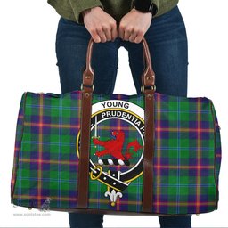 Scottish Young Modern Clan Tartan Travel Bag - Crest Classic Scottish Plaid Tartan Plaid