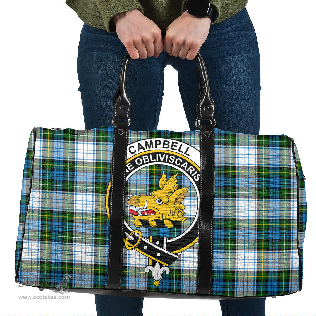 Scottish Campbell Dress Clan Tartan Travel Bag - Crest Classic Scottish Plaid Tartan Plaid