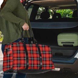 Scottish Marjoribanks Clan Tartan Travel Bag - Classic Scottish Plaid Tartan Plaid