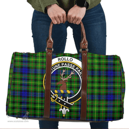 Scottish Rollo Modern Clan Tartan Travel Bag - Crest Classic Scottish Plaid Tartan Plaid