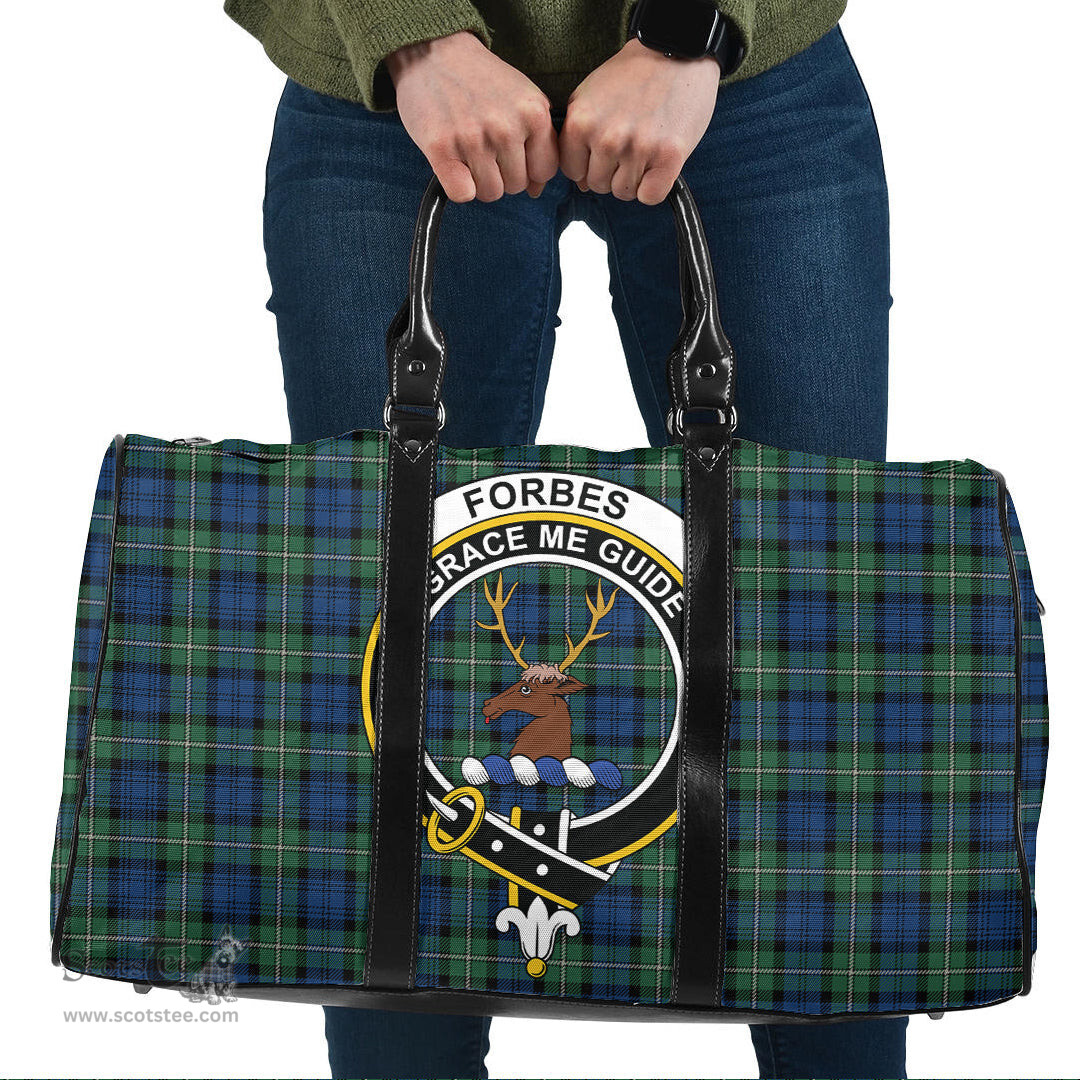 Scottish Forbes Ancient Clan Tartan Travel Bag - Crest Classic Scottish Plaid Tartan Plaid