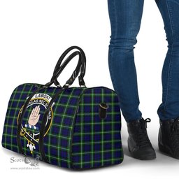 Scottish Lamont Modern Clan Tartan Travel Bag - Crest Classic Scottish Plaid Tartan Plaid