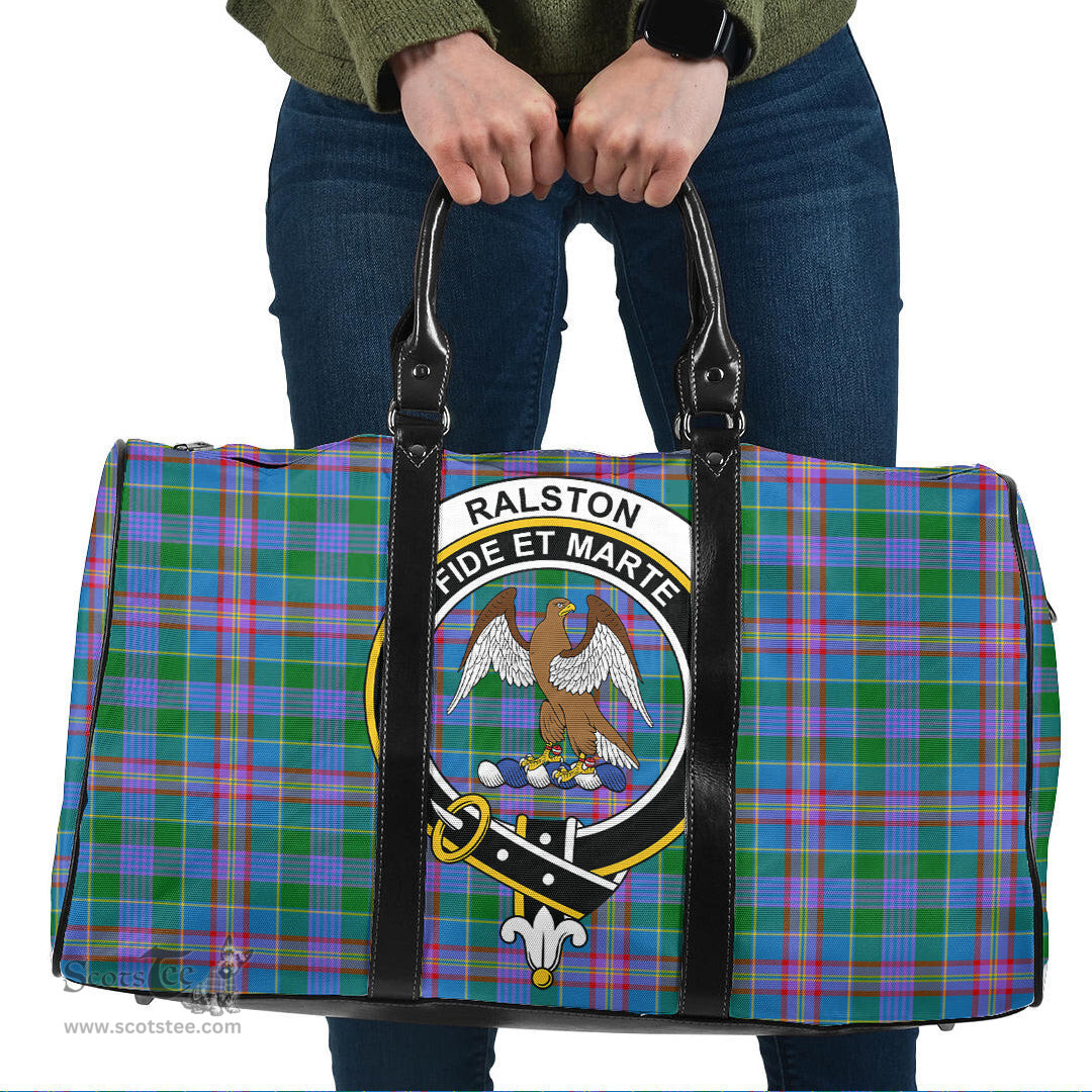 Scottish Ralston Clan Tartan Travel Bag - Crest Classic Scottish Plaid Tartan Plaid