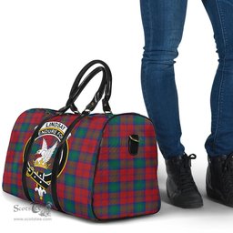 Scottish Lindsay Modern Clan Tartan Travel Bag - Crest Classic Scottish Plaid Tartan Plaid