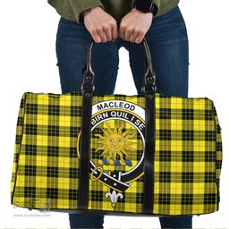 Scottish MacLeod of Lewis Modern Clan Tartan Travel Bag - Crest Classic Scottish Plaid Tartan Plaid