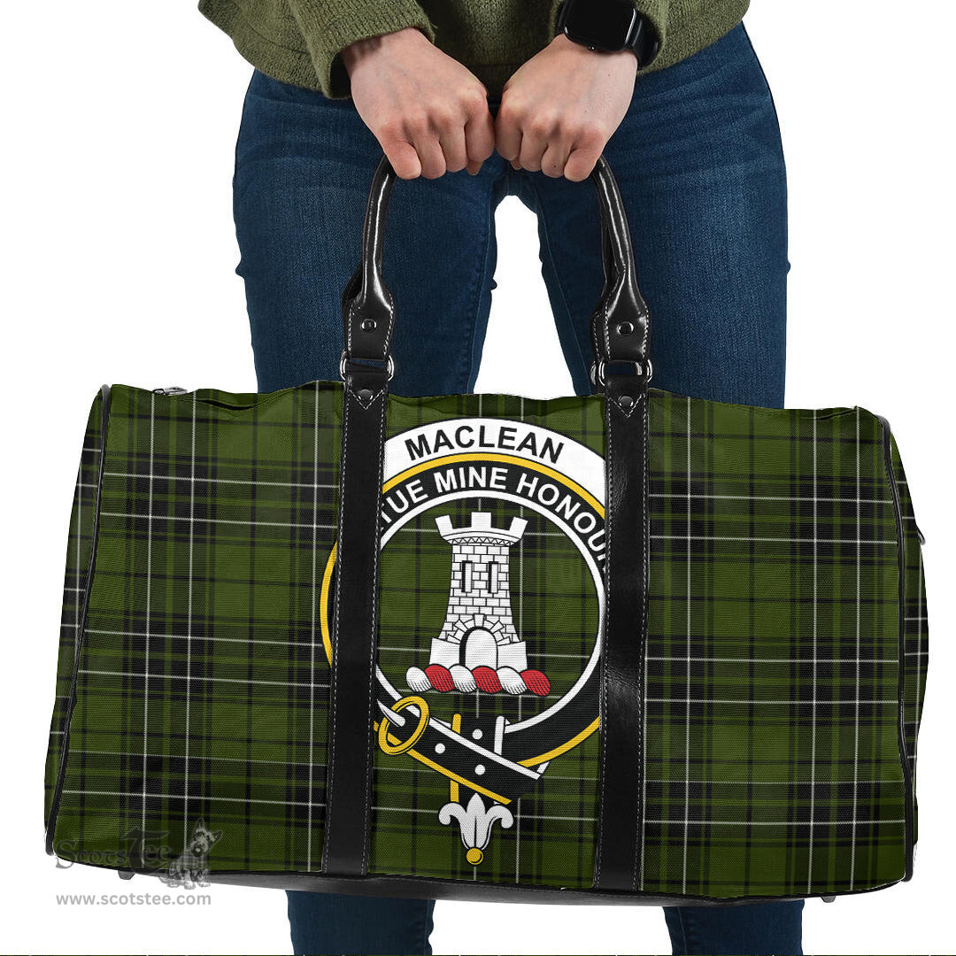 Scottish MacLean Hunting Clan Tartan Travel Bag - Crest Classic Scottish Plaid Tartan Plaid