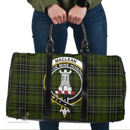 Scottish MacLean Hunting Clan Tartan Travel Bag - Crest Classic Scottish Plaid Tartan Plaid