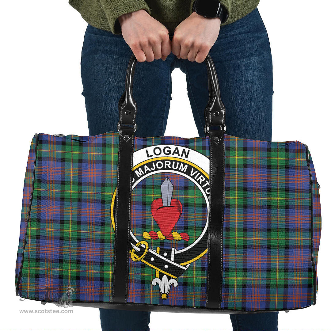 Scottish Logan Ancient Clan Tartan Travel Bag - Crest Classic Scottish Plaid Tartan Plaid