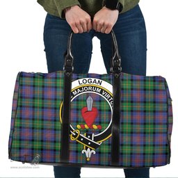 Scottish Logan Ancient Clan Tartan Travel Bag - Crest Classic Scottish Plaid Tartan Plaid