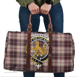 Scottish MacPherson Hunting Ancient Clan Tartan Travel Bag - Crest Classic Scottish Plaid Tartan Plaid