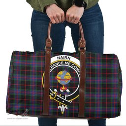Scottish Nairn Clan Tartan Travel Bag - Crest Classic Scottish Plaid Tartan Plaid