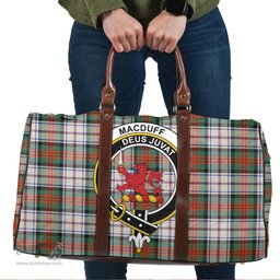 Scottish MacDuff Dress Ancient Clan Tartan Travel Bag - Crest Classic Scottish Plaid Tartan Plaid