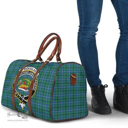 Scottish Douglas Ancient Clan Tartan Travel Bag - Crest Classic Scottish Plaid Tartan Plaid