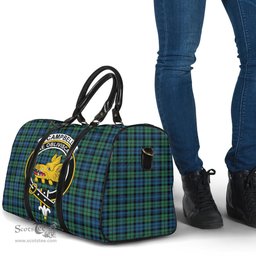 Scottish Campbell Ancient 02 Clan Tartan Travel Bag - Crest Classic Scottish Plaid Tartan Plaid