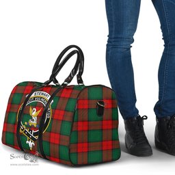 Scottish Stewart Atholl Modern Clan Tartan Travel Bag - Crest Classic Scottish Plaid Tartan Plaid