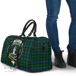Scottish MacKay Modern Clan Tartan Travel Bag - Crest Classic Scottish Plaid Tartan Plaid