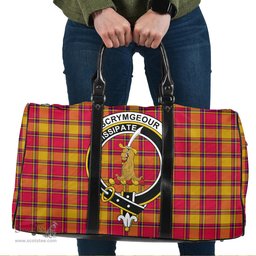 Scottish Scrymgeour Clan Tartan Travel Bag - Crest Classic Scottish Plaid Tartan Plaid