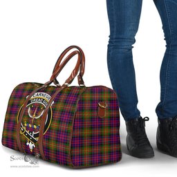 Scottish Carnegie Modern Clan Tartan Travel Bag - Crest Classic Scottish Plaid Tartan Plaid
