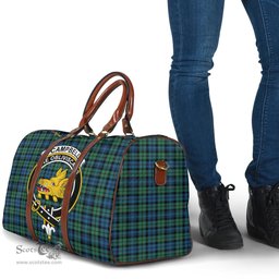 Scottish Campbell Ancient 02 Clan Tartan Travel Bag - Crest Classic Scottish Plaid Tartan Plaid