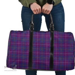 Scottish Pride of Glencoe Clan Tartan Travel Bag - Classic Scottish Plaid Tartan Plaid