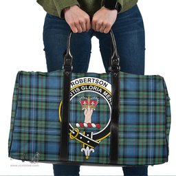 Scottish Robertson Hunting Ancient Clan Tartan Travel Bag - Crest Classic Scottish Plaid Tartan Plaid