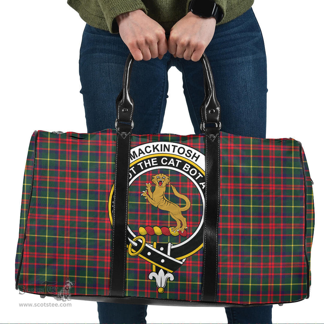 Scottish MacKintosh Hunting Modern Clan Tartan Travel Bag - Crest Classic Scottish Plaid Tartan Plaid