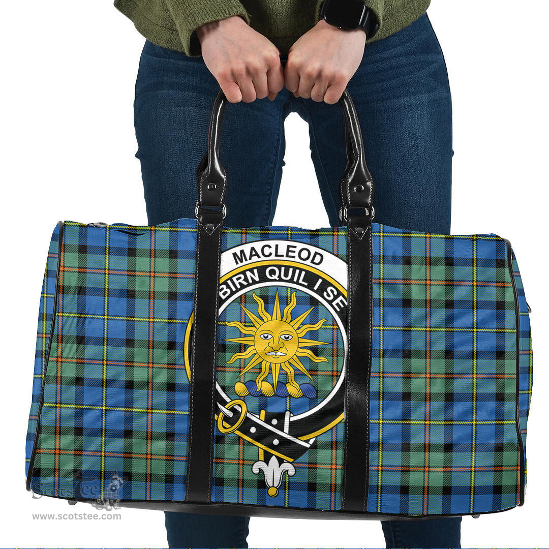 Scottish MacLeod of Harris Ancient Clan Tartan Travel Bag - Crest Classic Scottish Plaid Tartan Plaid
