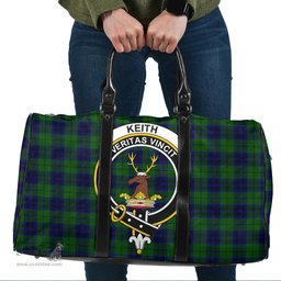 Scottish Keith Modern Clan Tartan Travel Bag - Crest Classic Scottish Plaid Tartan Plaid