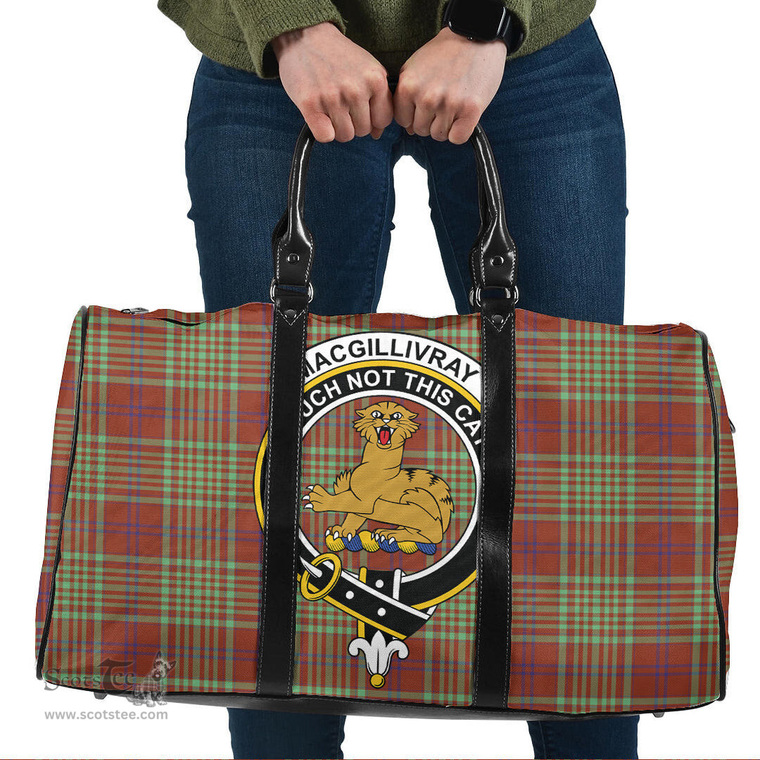 Scottish MacGillivray Hunting Ancient Clan Tartan Travel Bag - Crest Classic Scottish Plaid Tartan Plaid