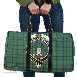 Scottish Ross Hunting Ancient Clan Tartan Travel Bag - Crest Classic Scottish Plaid Tartan Plaid