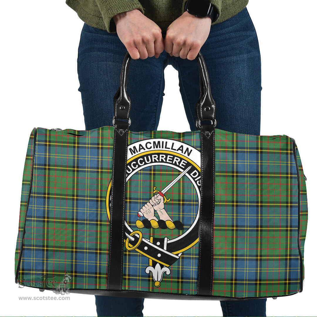 Scottish MacMillan Hunting Ancient Clan Tartan Travel Bag - Crest Classic Scottish Plaid Tartan Plaid