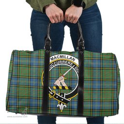 Scottish MacMillan Hunting Ancient Clan Tartan Travel Bag - Crest Classic Scottish Plaid Tartan Plaid